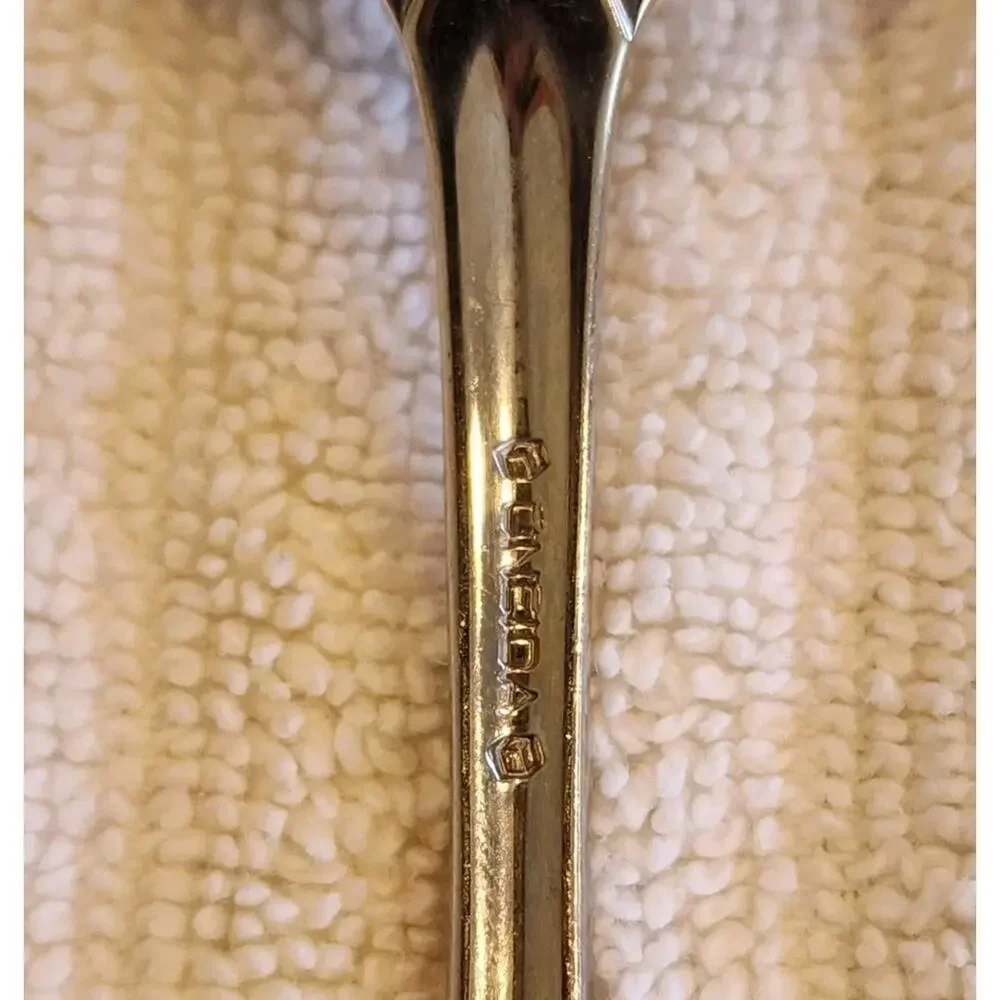 Oneida Golden Royal Flute Set 4 Spoons Community Stainless Flatware Old Money